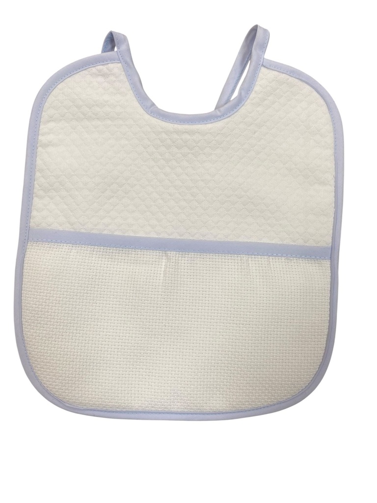 Babete de Bebê com Faixa para Bordar