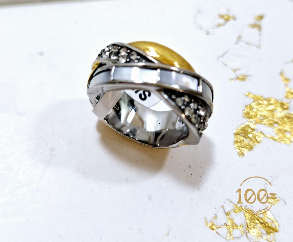 Anel aço inoxidável