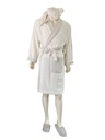 Conjunto de banho (robe + turbante + chinelos)